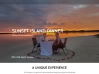 Sunset Island Dinner Logo