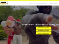 Unique Wishes Dance Greetings Logo