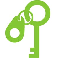 Mr. Key Fob Logo